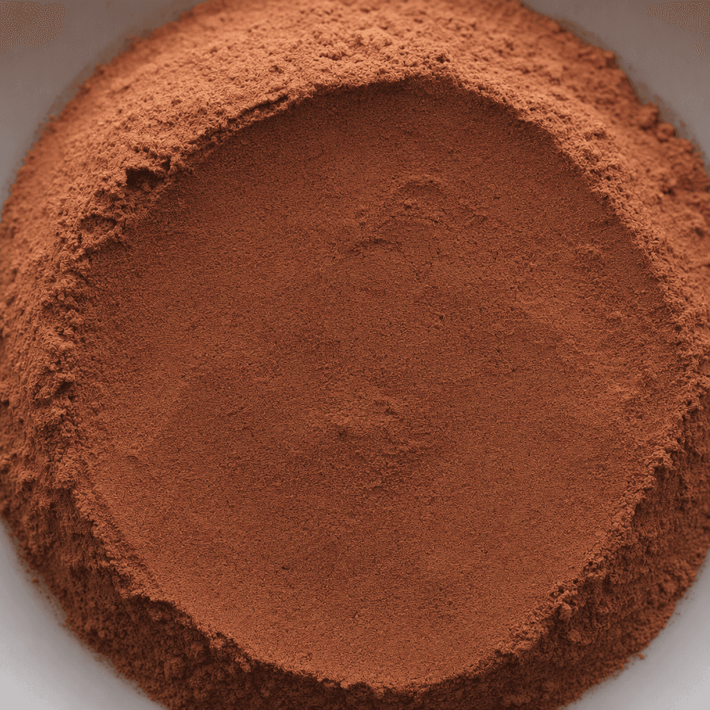A fine, loose powder in a muted reddish-brown shade, with an even, dry texture and no visible pieces.